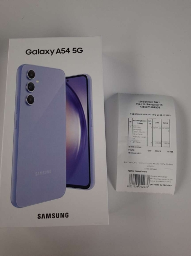 Фото Смартфон Samsung Galaxy A54 5G 8/256GB Awesome Violet (SM-A546ELVD) від користувача Taras Yanishevskyi