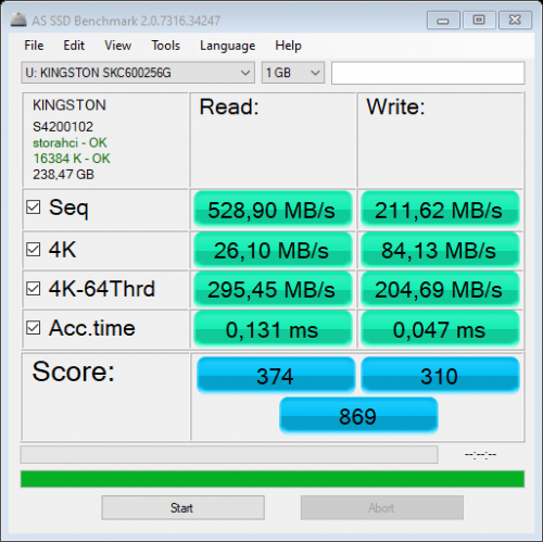 Фото SSD накопичувач Kingston KC600 256 GB (SKC600/256G) від користувача NewEXE