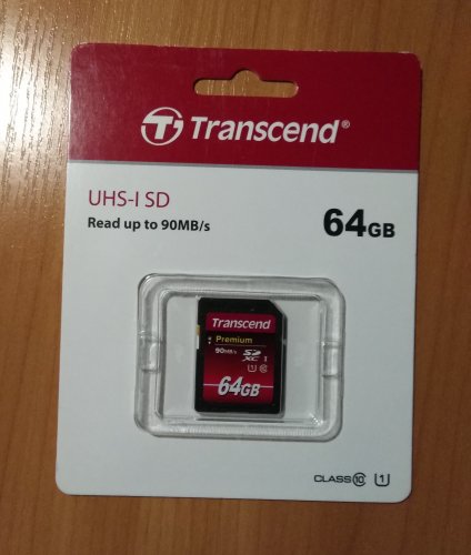 Фото Карта пам'яті Transcend 64 GB SDXC UHS-1 Ultimate TS64GSDXC10U1 від користувача 