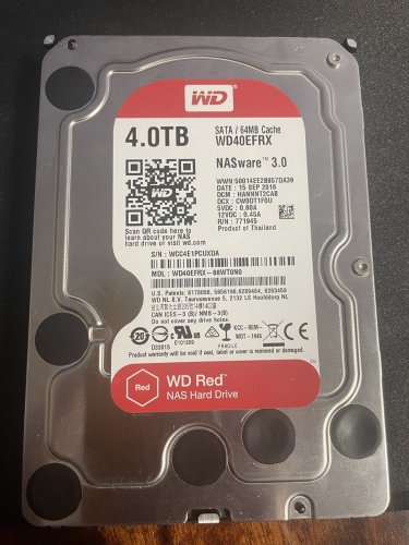 Фото Жорсткий диск WD Red 4 TB (WD40EFRX) від користувача ElwooD
