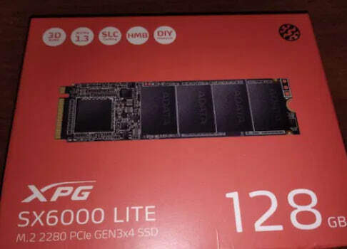 Фото SSD накопичувач ADATA XPG SX6000 Lite 128 GB (ASX6000LNP-128GT-C) від користувача zetsuobilly