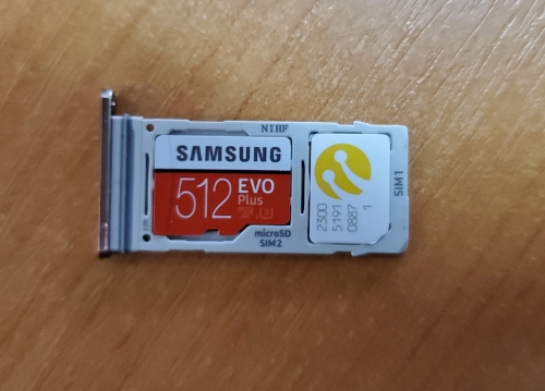 Фото Карта пам'яті Samsung 512 GB microSDXC Class 10 UHS-I U3 V30 A2 EVO Plus + SD Adapter MB-MC512KA від користувача Ironhide