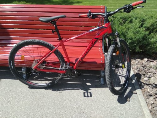 Фото велосипед найнер Orbea MX 30 29" 2021 / рама 43см bright red/black (L20717NT) від користувача Valera123456789