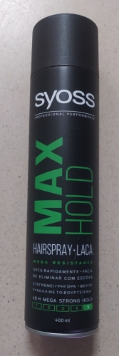 Фото лак для волосся Syoss Max Hold 400 ml Лак для волос Максимальная фиксация 5 (8410436135177) від користувача jozefin L