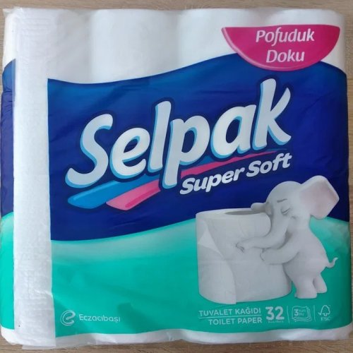 Фото туалетний папір Selpak Трехслойная туалетная бумага , 32 рулона (8690530284463) від користувача 1989 hunter