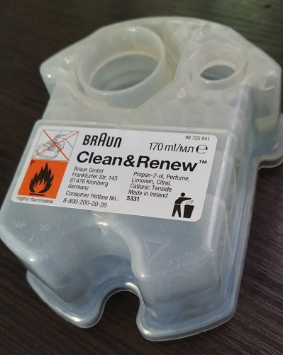 Фото Картридж для очищення бритви Braun Clean Charge x4 (81667757) від користувача dr_ula