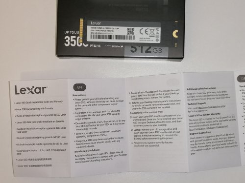 Фото SSD накопичувач Lexar NM620 512 GB (LNM620X512G-RNNNG) від користувача Pro Consumer