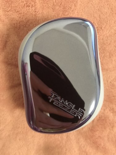 Фото гребінець для волосся Tangle Teezer Расческа  Compact Styler Baby Doll Pink Chrome (5060630046743) від користувача Еля Самофал