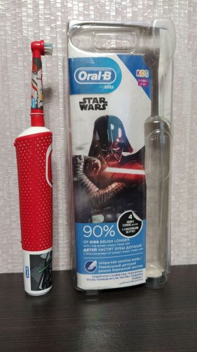 Фото Електрична зубна щітка Oral-B D100.413.2K Star Wars від користувача dr_ula