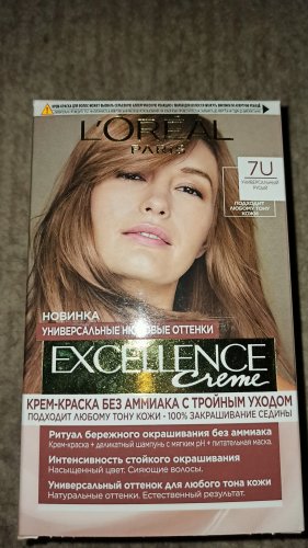 Фото фарба для волосся L'Oreal Paris Стойкая крем-краска для волос  Excellence Creme Universal Nudes 7U Универсальный русый 192 мл (36005 від користувача Turbo-Yurik