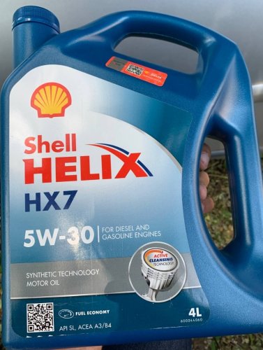 Фото Моторне мастило Shell Helix HX7 5W-30 4 л від користувача DeLeT