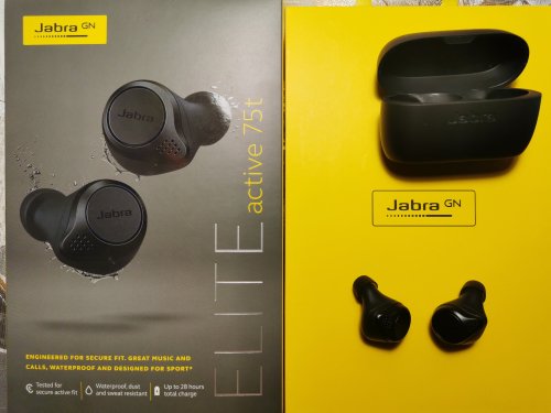 Фото Навушники TWS JABRA Elite Active 75t Titanium Black (100-99091005-60) від користувача Vitaliy Chobotenko