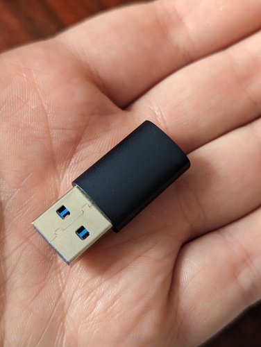 Фото Адаптер USB Type-C Baseus Ingenuity Mini OTG USB 3.1 to Type-C Black (ZJJQ000101) від користувача Dmitriy Bortnik