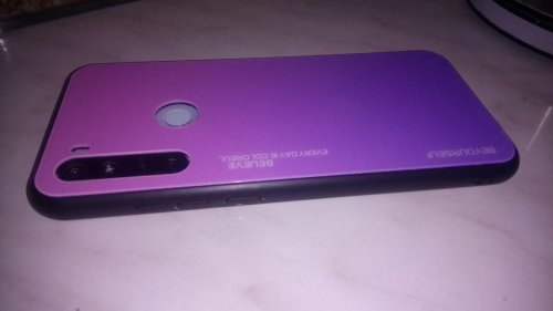 Фото Чохол для смартфона BeCover Панель Gradient Glass для Xiaomi Redmi Note 8T Pink-Purple (704576) від користувача ruslanauskas