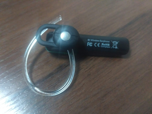 Фото Bluetooth-гарнітура Hoco E1 Black від користувача andreynk