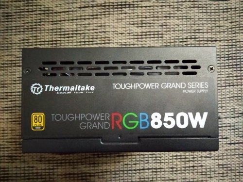 Фото Блок живлення Thermaltake Toughpower Grand RGB Sync Edition 850W (PS-TPG-0850FPCGEU-S) від користувача formicron