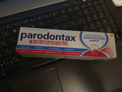 Фото  Parodontax Зубная паста  комплексная защита Экстра свежесть, 75мл (5054563040213) від користувача Вячеслав Давыдов
