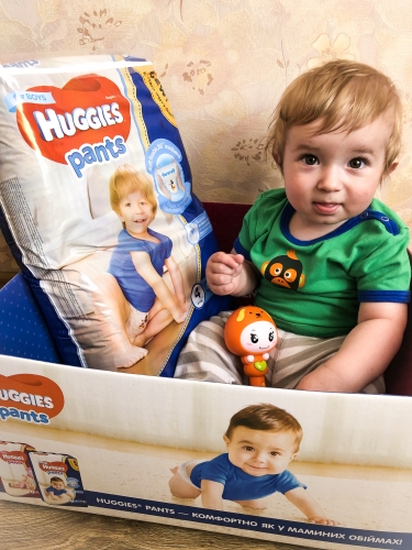 Фото Трусики-підгузники Huggies Pants для хлочиків, 4, 72 шт від користувача Viktoriya Sabinskaya