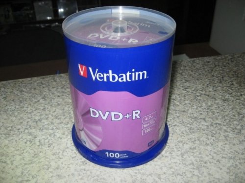 Фото Диск Verbatim DVD+R 4,7GB 16x Spindle Packaging 100шт (43551) від користувача Mexanik