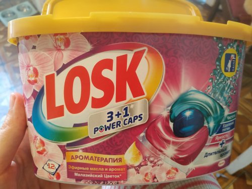 Фото Капсули для прання Losk Капсулы Трио Ароматерапия Эфирные масла и Малайзийский цветок 12 шт. (9000101502756) від користувача Alina golubenko