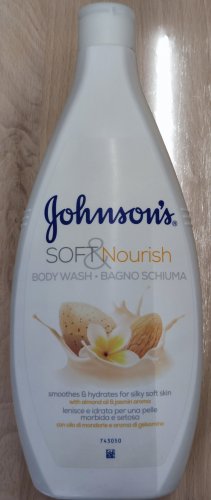 Фото  Johnson's Смягчающий и питательный гель для душа  с маслом миндаля и ароматом жасмина 750 мл (3574661384887) від користувача Serhii
