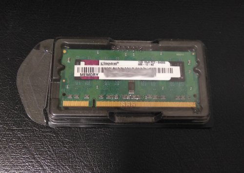 Фото Пам'ять для ноутбуків Kingston 1 GB SO-DIMM DDR2 667 MHz (KFJ-FPC218/1G) від користувача 