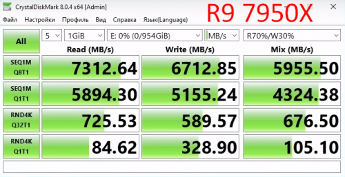 Фото SSD накопичувач Solidigm P44 Pro 1 TB (SSDPFKKW010X7X1) від користувача redee