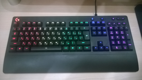 Фото Клавіатура Logitech G213 Prodigy RGB Gaming Keyboard RU (920-008092) від користувача William