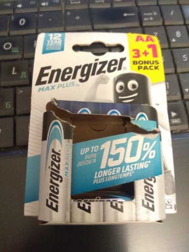 Фото Батарейка Energizer AA bat Alkaline 4шт Max Plus (E301323602) від користувача vaz21063