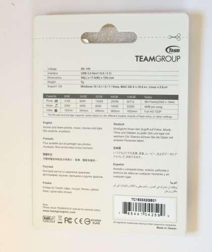 Фото  TEAM 32 GB C183 Black USB 3.1 (TC183332GB01) від користувача grindcorefan1