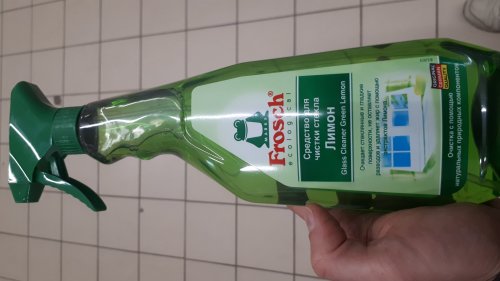 Фото Рідкий засіб для прибирання Frosch Очиститель для стеклянных и зеркальных поверхностей спиртовой 500 мл (4009175161918) від користувача Serhii Mykhelev