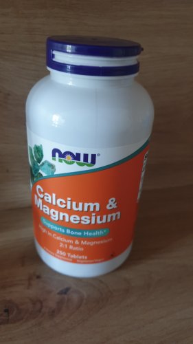 Фото Вітамінно-мінеральний комплекс Now Calcium & Magnesium with Vitamin D3 120 caps від користувача Sergey