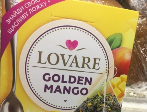 Фото чай з добавками Lovare Чай зеленый с лепестками цветов и ароматом манго Golden Mango 15 пирамидок по 2 г (4820198874636) від користувача Mexanik