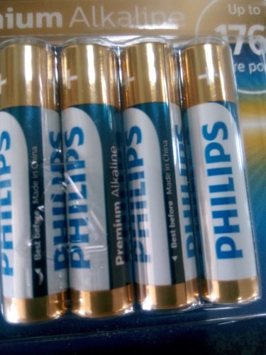 Фото Батарейка Philips AAA bat Alkaline 4шт Premium Alkaline (LR03M4B/10) від користувача Seem