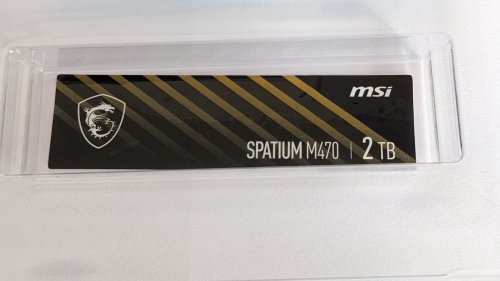 Фото SSD накопичувач MSI Spatium M470 2 TB (S78-440Q470-P83) від користувача SILENCE