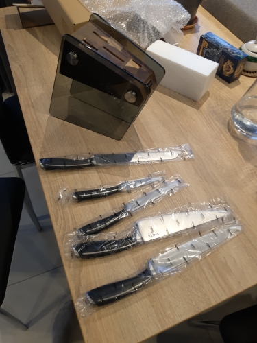 Фото Набір ножів з 6 предметів VINZER Crystal 89113 (50113) від користувача zvu