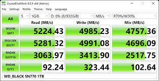 Фото SSD накопичувач WD Black SN770 1 TB (WDS100T3X0E) від користувача Mexeprof