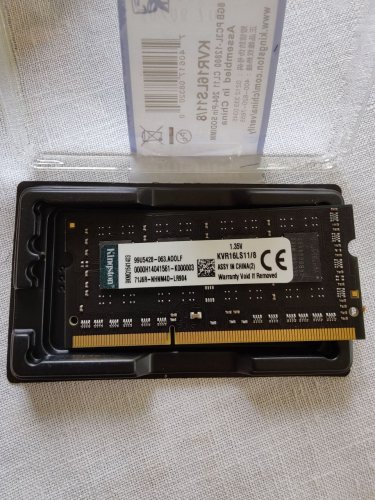 Фото Пам'ять для ноутбуків Kingston 8 GB SO-DIMM DDR3L 1600 MHz (KVR16LS11/8) від користувача avp