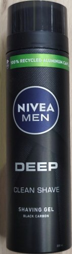 Фото гель для гоління Nivea Гель для бритья  200 мл с активным углем (4005900495280) від користувача Serhii