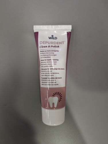 Фото зубна паста Dr.Wild Паста для чистки и полировки зубов  Depurdent 75 мл (7611841701716) (11.1437) від користувача Oleh Kerenovych
