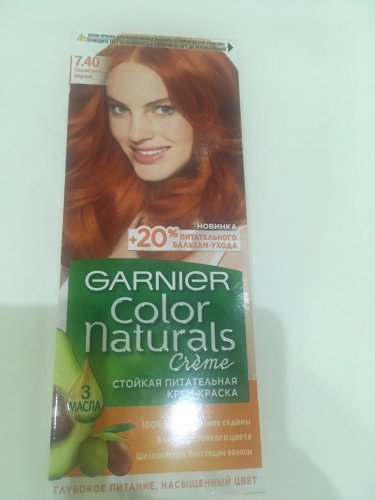Фото фарба для волосся Garnier Краска для волос  color naturals №7.40 огненный медный (3600541265080) від користувача 1989 hunter