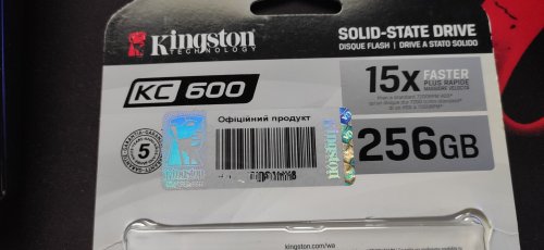 Фото SSD накопичувач Kingston KC600 256 GB (SKC600/256G) від користувача Євген.