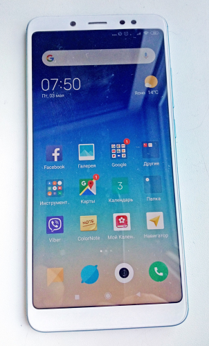 Фото Смартфон Xiaomi Redmi Note 5 4/64GB Blue від користувача dr_ula