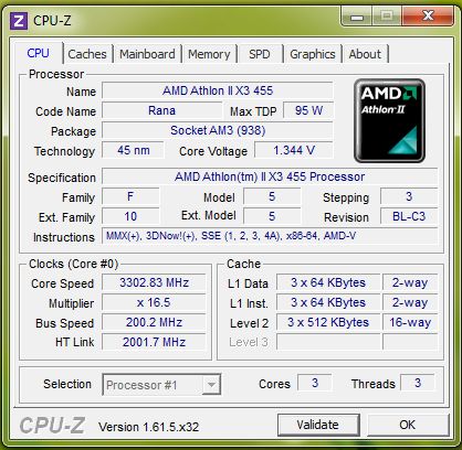 Фото Процесор AMD Athlon II X3 455 ADX455WFGMBOX від користувача ScorpionRRR