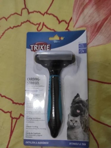 Фото дешеддер Trixie Триммер Carding Groomer для кошек суперострый, удаление подшерстка, 7х15 см (23123) від користувача 1989 hunter