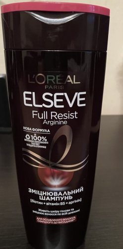 Фото  L'Oreal Paris Шампунь  Full Resist Arginine Защита от ломкости 400мл (3600523898183) від користувача Maya