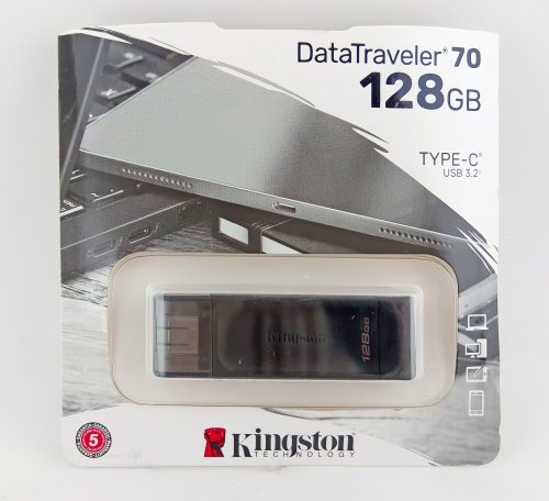 Фото Флешка Kingston 128 GB DataTraveler 70 USB Type-C (DT70/128GB) від користувача grindcorefan1