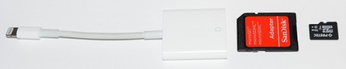 Фото Перехідник Apple Адаптер Lightning to SD Card Reader (MD822) від користувача liutyi