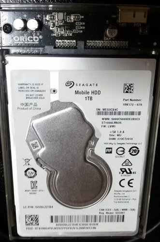 Фото Жорсткий диск Seagate Mobile HDD ST1000LM035 від користувача savaof