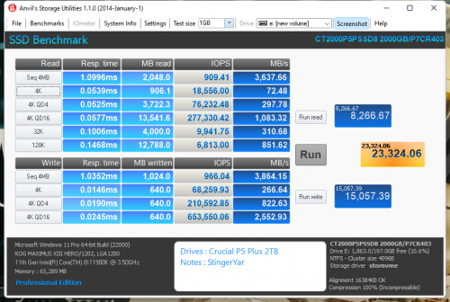 Фото SSD накопичувач Crucial P5 Plus 2 TB (CT2000P5PSSD8) від користувача StingerYar